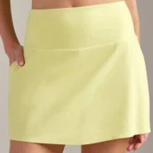 Athleta Salutation Stash High Rise 14 1/2 “ Skort - Citron - Size Small